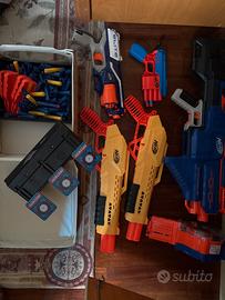 Nerf collezione 5 pistole + accessori