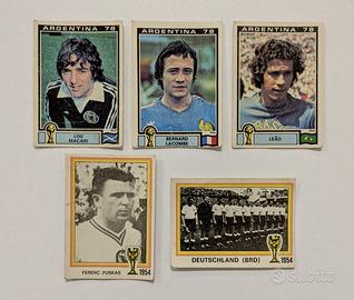 Argentina 78 World Cup - Panini - 5 Figurine