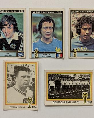 Argentina 78 World Cup - Panini - 5 Figurine