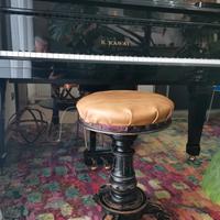 Sgabello pianoforte girevole regolabile scrivania 