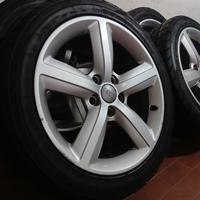 Cerchi 17" Originali Audi +gomme invernali 