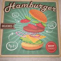 Quadro canvas vintage food