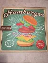Quadro canvas vintage food