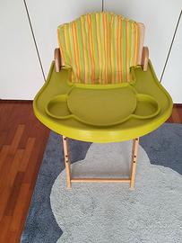 Seggiolone Pali in legno da 6 mesi a 10 anni