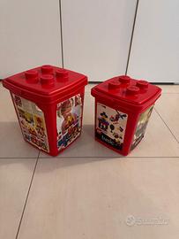 Coppia di secchielli LEGO Vintage