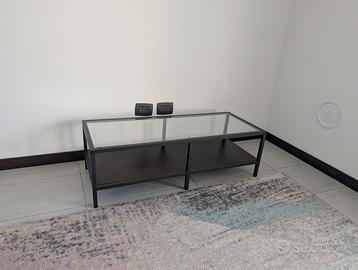 Tavolino IKEA Vittsjö – Vetro Marrone/Nero