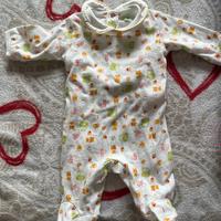 body cotone prenatal 0-1 mese