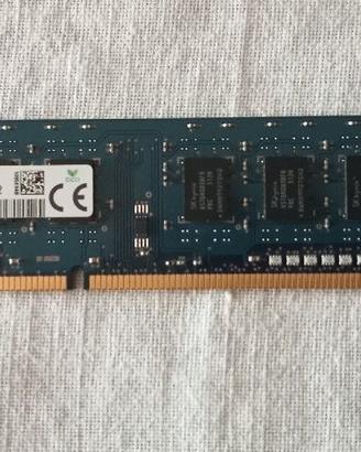 RAM 4GB 1Rx8 PC3 - 12800U