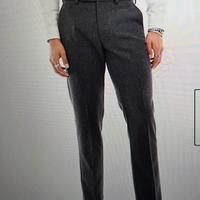 Asos Pantaloni da abito skinny lana grigio