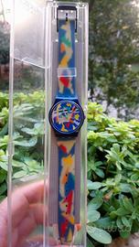Orologio collezione Swatch Silver Patch GN132