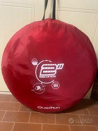 Tenda 2 seconds 3 posti Quetchua rossa