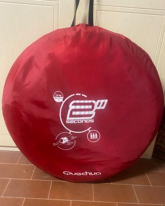 Tenda 2 seconds 3 posti Quetchua rossa
