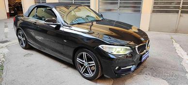 BMW 220 d Cabrio Sport PELLE-NAVI-LED-AUTOMATICA