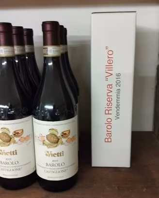 Vini top italiani della regione Piemonte