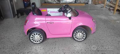 Fiat 500 rosa gioco bambina