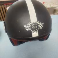 Casco moto cafe racer