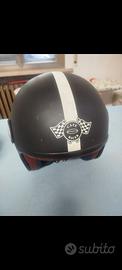Casco moto cafe racer