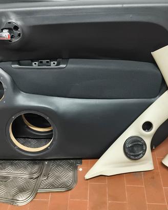 pannelli tasche e montanti Fiat 500