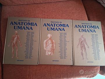Trattato di Anatomia Umana  3 volumi 