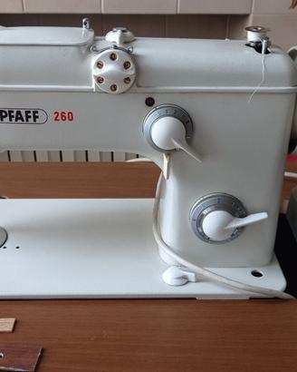 MACCHINA DA CUCIRE PFAFF 260 VINTAGE CON MOBILE 