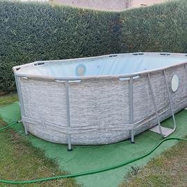 Piscina Bestway Swim Vista 488x305x107 cm con pomp