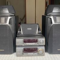 Impianto Hi-Fi Technics vintage anni ’90 completo