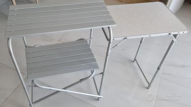 mobiletto cucina camping
