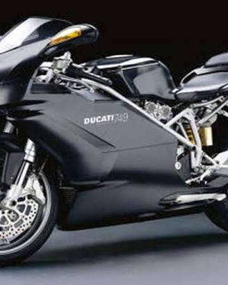 Ducati 749 nero dark pezzi di ricambio
