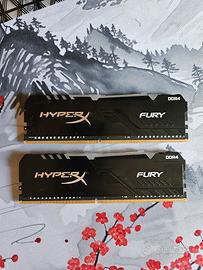 RAM HyperX DDR4 16GB, 2x8, 3600 MT/s, MHz, CL17