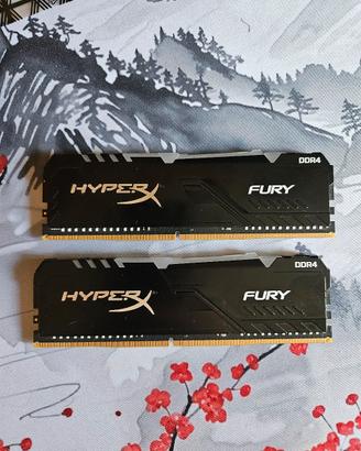 RAM HyperX DDR4 16GB, 2x8, 3600 MT/s, MHz, CL17