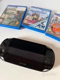 Lotto Sony PlayStation Vita OLED (PCH-1004) Nero +