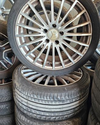 cerchi lega e gomme mercedes raggio 18