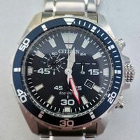 Citizen Eco-Drive Chronograph Blue Dial