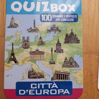 Quiz box "Città d'Europa"
