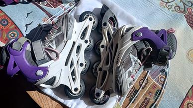 pattini in linea bambina allungabili 32/35