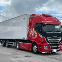 Stralis 500 e.6 + semirimorchio city frigo + spond