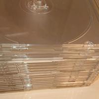 Custodia DVD slim trasparente 50 pz