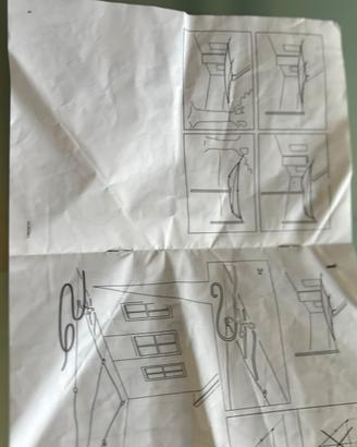 Tenda triangolare a vela bianca