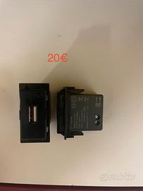 Interruttore , pulsante doppio , presa usb