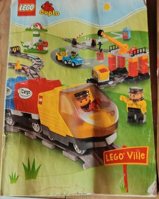 LEGO Duplo 3325 -  Treno Merci Cargo, binari 