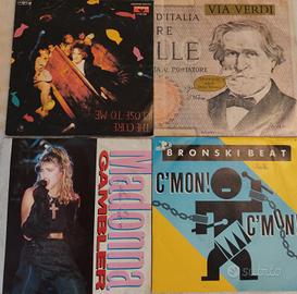 Lotto dischi vinile 45 giri anni 80