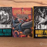 3 libri HARRY POTTER in lingua originale