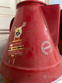 Vecchio bollitre  marchiato caffè Vergnano