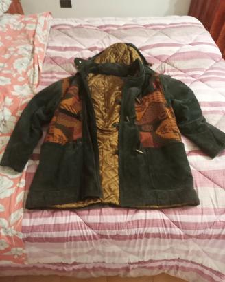 giacca vintage anni 60 in vera pelle 