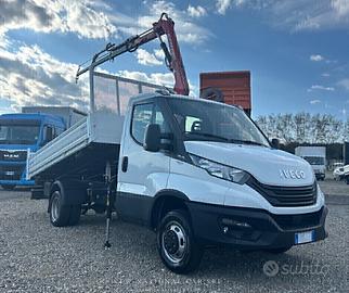 IVECO DAILY 35C14 RIBALTABILE CON GRU NUOVI-2024