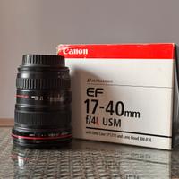 Canon  obiettivo 17 - 40 F4 L USM