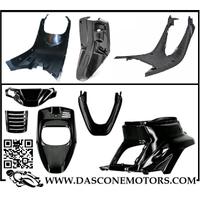 Kit carene 8 pezzi booster NERO MET