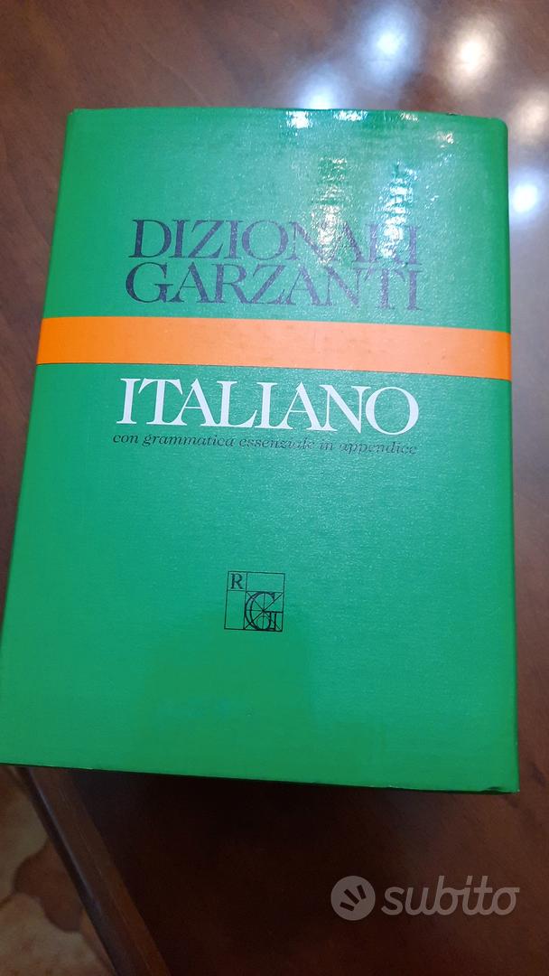 Dizionario italiano con grammatica essenziale Garzanti - copertina