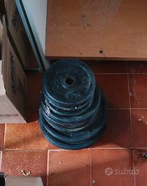 pesi in ghisa. totale circa 70kg