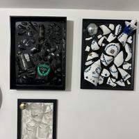 Quadri e lampade con bottiglie